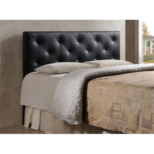 Atlin Designs Upholstered Queen Faux Leather Headboard