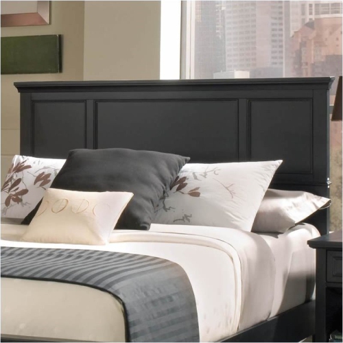 Hawthorne Collections Full Queen Panel Headboard in Black