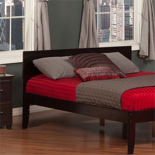 Leo & Lacey Full Panel Headboard in Espresso