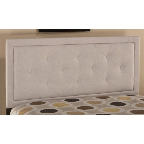 Atlin Designs Fabric Upholstered King Panel Headboard in Cream