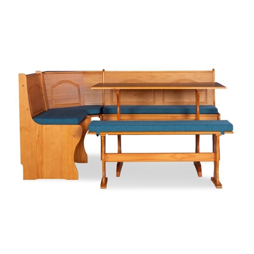 Ensemble de coussins en Nook transitionnels en tissu Riverbay Furniture, bleu rétro