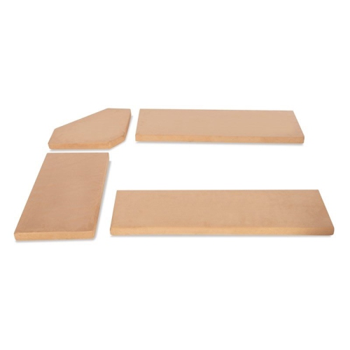 Ensemble de coussins transitionnels en microfibre beige Riverbay Furniture