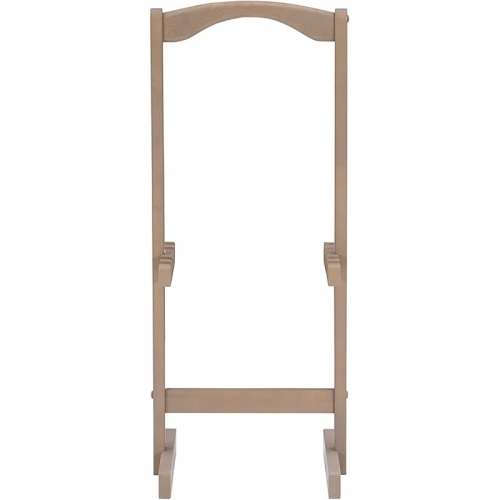 Riverbay Furniture 5 Piece Wooden Folding Tray Table Set in Natural Wash