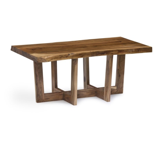 ALATERRE FURNITURE  Berkshire Live Edge 42" Natural Wood Coffee Table