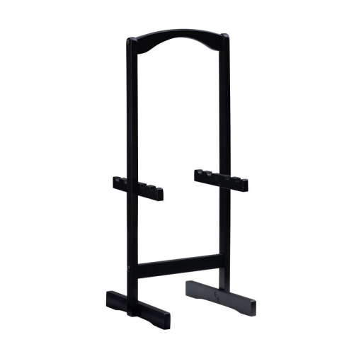 Riverbay Furniture 5 Piece Tray Table Set in White and Black