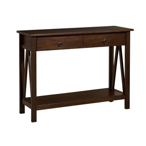 RIVERBAY FURNITURE  Console Table In Antique Tobacco