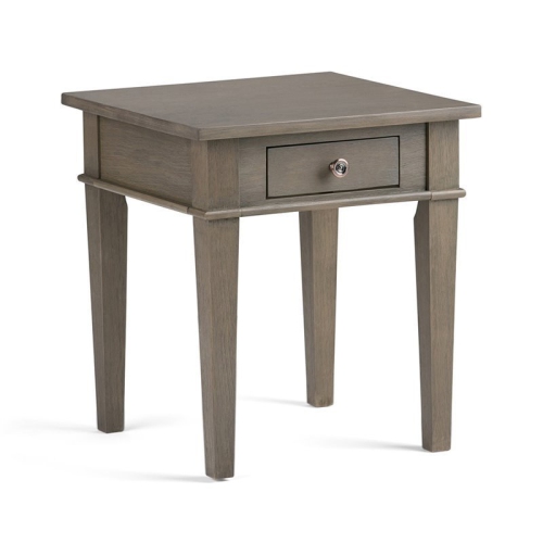 ATLIN DESIGNS  Square End Table In Farmhouse Gray