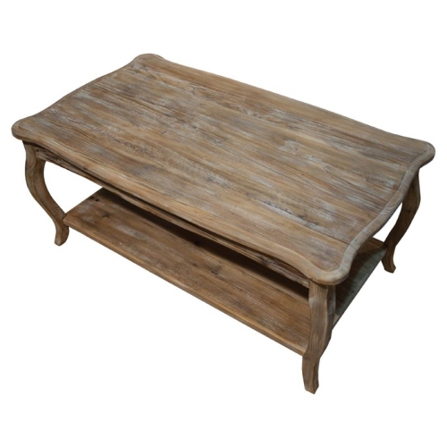 ALATERRE FURNITURE  Rustic Reclaimed Coffee Table Driftwood