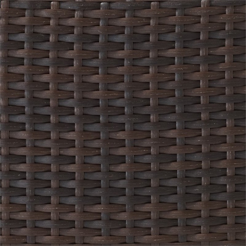 Afuera Living Transitional Outdoor Wicker Loveseat in Blue