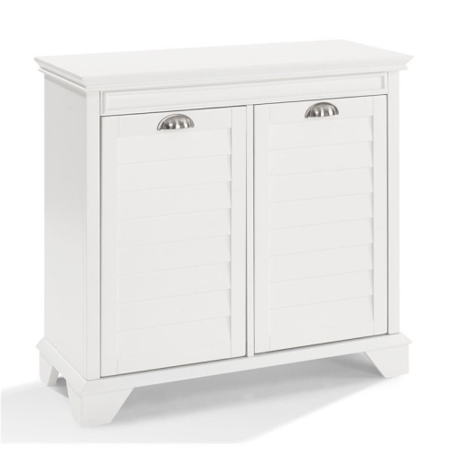 2 Piece Bathroom Furniture Set with Medicine Cabinet and Linen Cabinet in White