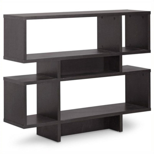 Atlin Designs 2 Shelf Bookcase in Espresso