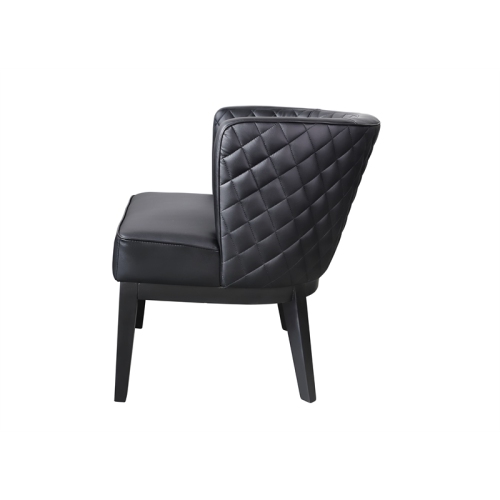 Scranton & Co Quilted Accent Chair in Black