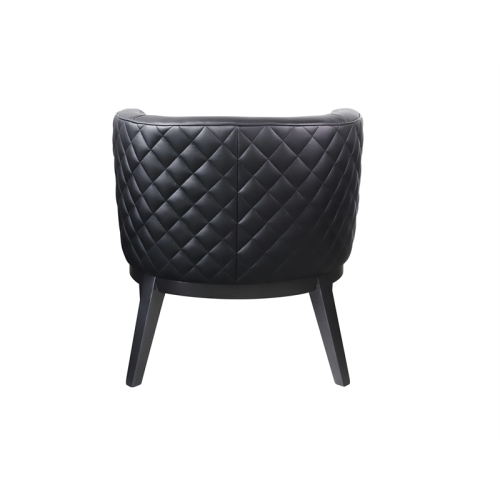 Scranton & Co Quilted Accent Chair in Black