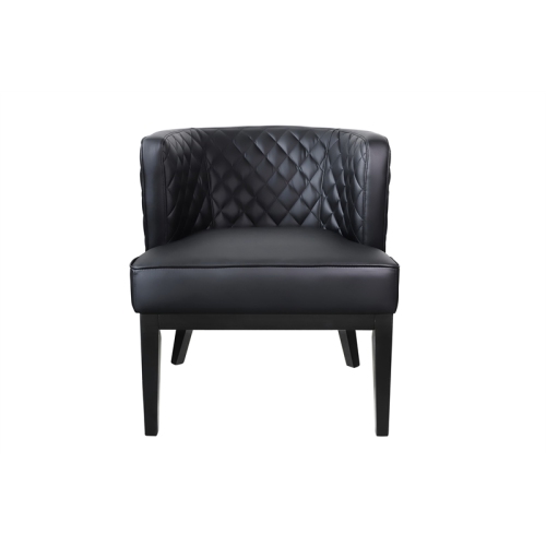 Scranton & Co Quilted Accent Chair in Black