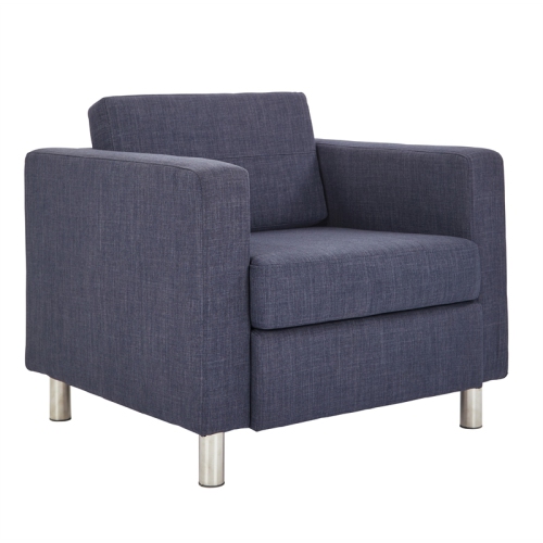 OSP HOME FURNISHINGS  Pacific Armchair In Navy Fabric