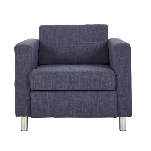 OSP Home Furnishings Pacific Armchair In Navy Fabric