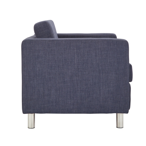OSP Home Furnishings Pacific Armchair In Navy Fabric