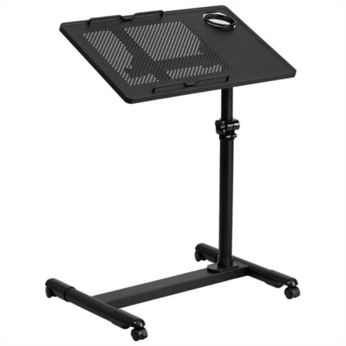 SCRANTON & CO  Adjustable Mobile Laptop Cart In Black