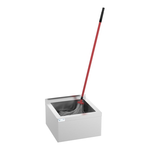 KOOLMORE  19X22X12 Stainless Steel Floor Mop Sink With Deep Basin In In Silver