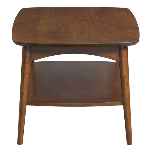 Copenhagen Engineered Wood Coffee Table in Walnut Finish