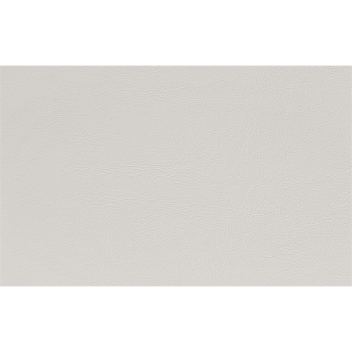 Waneta Chair and Ottoman in Cream Faux Leather with Medium Espresso Legs