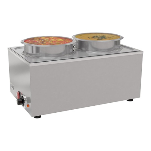 KOOLMORE  Cfw-4 Bain Marie Countertop Stainless Steel Food Warmer In In Silver
