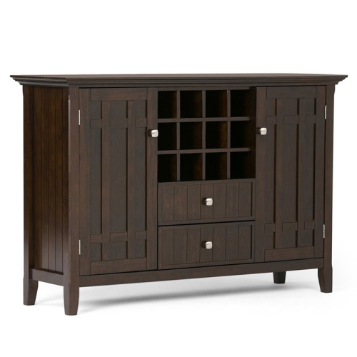 Atlin Designs Sideboard and Wine Rack in Tobacco Brown