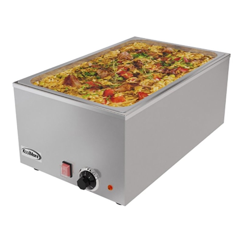 KOOLMORE  Cfw-1 Bain Marie Countertop Stainless Steel Food Warmer In In Silver