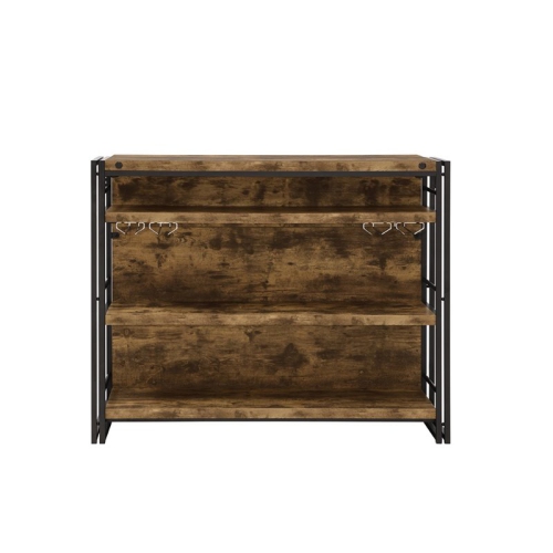 Stonecroft Eldridge Industrial Bar Unit in Antique Nutmeg
