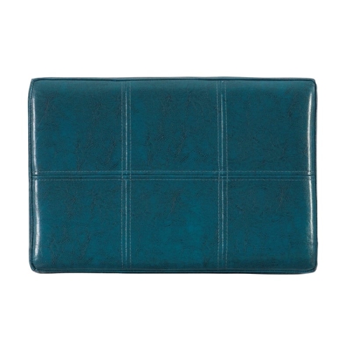 Riverbay Furniture 32" Transitional Wood Bar Stool in Blue/Dark Brown