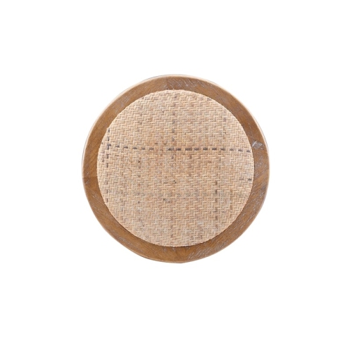 Riverbay Furniture 30.5" Retro Wood Backless Bar Stool in Brown