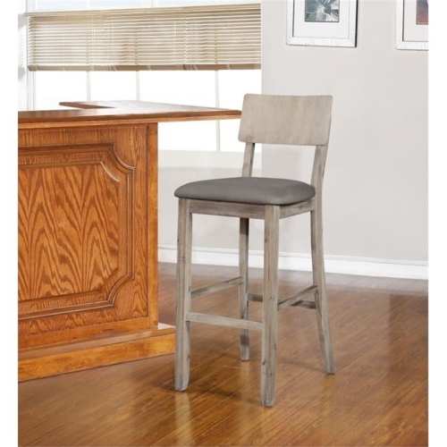 ATLIN DESIGNS  30" Bar Stool In In Gray