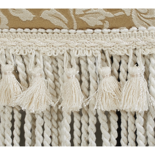 Fiona Traditional Decorative Footstool Neutral