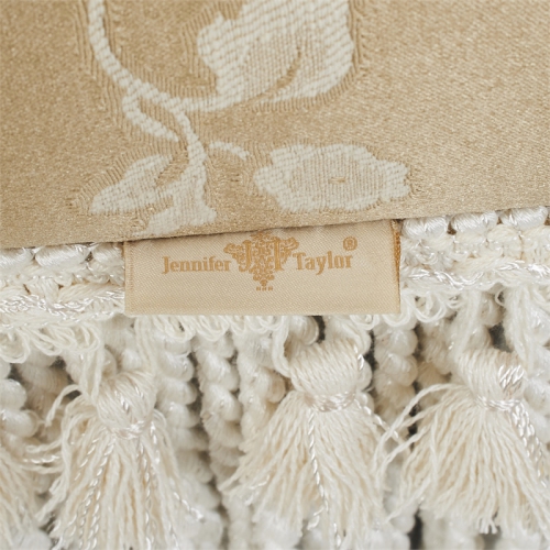 Fiona Traditional Decorative Footstool Neutral