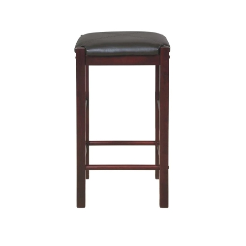 Riverbay Furniture 25" Transitional Wood Counter Stool in Espresso