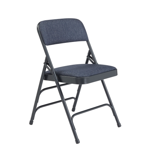 NPS 2300 Series 29.5" Modern Metal Folding Chair in Imperial Blue