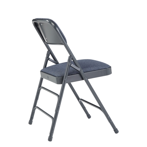 NPS 2300 Series 29.5" Modern Metal Folding Chair in Imperial Blue