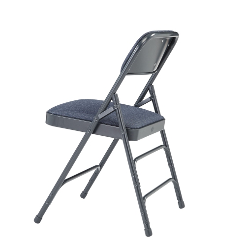 NPS 2300 Series 29.5" Modern Metal Folding Chair in Imperial Blue