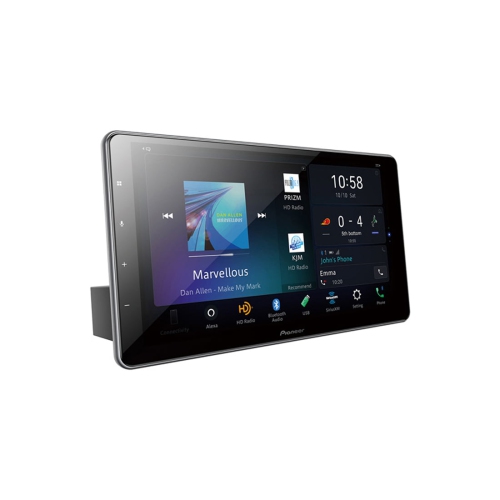 Pioneer DMH-WC6600NEX Récepteur numérique multimédia modulaire double DIN 9 pouces/écran tactile capacitif/Amazon Alexa/Android Auto/Apple CarPlay,/BT