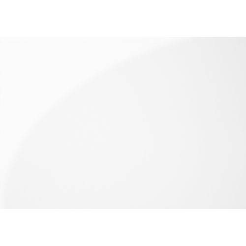 Monarch Contemporary Rectangular C-Shelf Accent Table - White