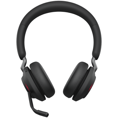 Jabra Evolve2 65 On-Ear Passive Noise Cancelling Truly Wireless Bluetooth 5.0 Headsets with Mic