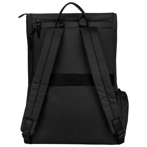 Sac griffé uni REBORN de Bugatti pour portable de 15,6 po - Noir