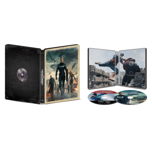Captain America: The Winter Soldier [SteelBook] [4K Ultra HD Blu-ray/Blu-ray] [Only @ Best Buy]