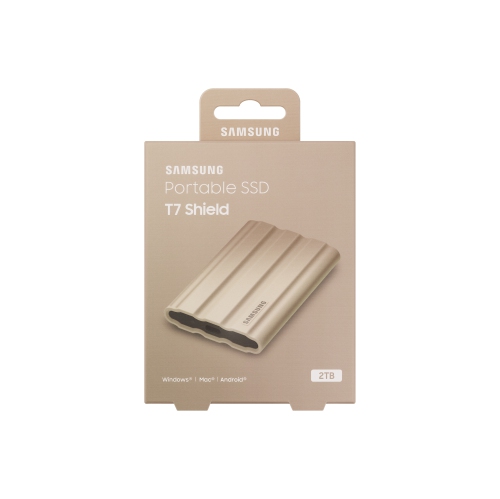 SAMSUNG T7 Shield 2TB USB 3.2 Gen 2 External Solid State Drive MU-PE2T0K/AM