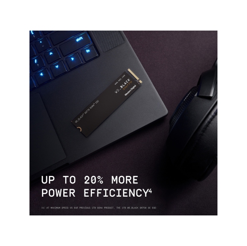 Western Digital WD_BLACK SN770 M.2 2280 1TB PCIe Gen4 16GT/s, up to 4 Lanes Internal Solid State Drive WDS100T3X0E