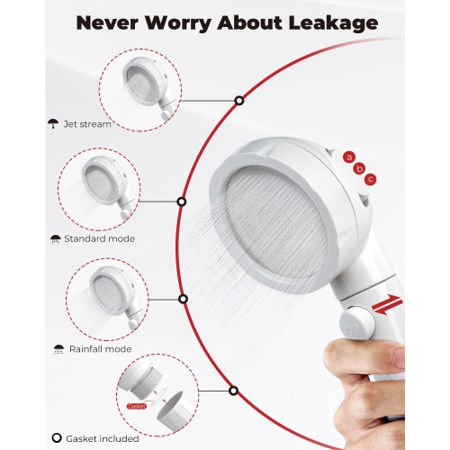 Camplux 1.32 GPM 34,000 BTU Outdoor Portable Propane Tankless Water Heater for RV, Camping, Barns, Black