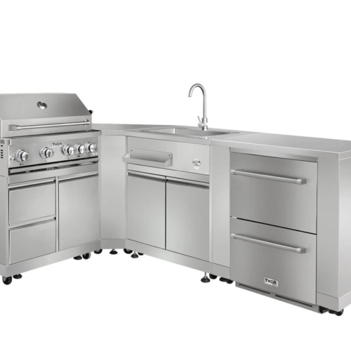 THOR Kitchen 36" Outdoor Refrigerator Cabinet in Stainless Steel MK02SS304