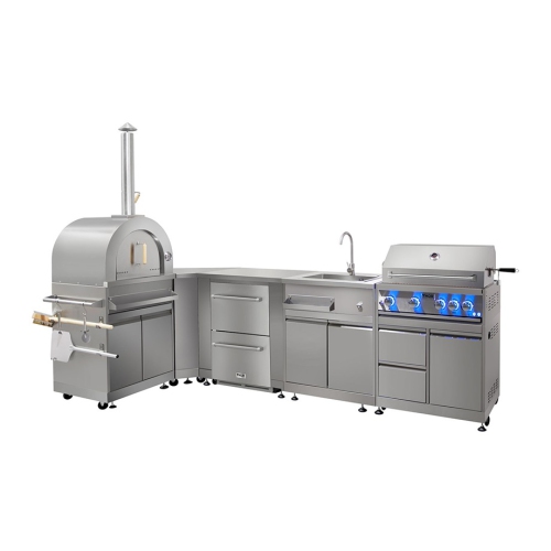 THOR Kitchen 30.5" Outdoor Corner Cabinet in Stainless Steel MK06SS304