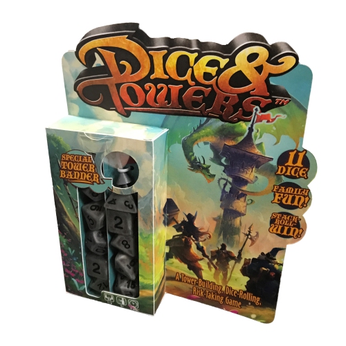 Dice & Towers 1-6 players, ages 6+, 15 minutes