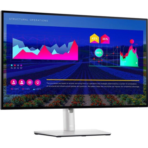 Dell UltraSharp U2722D 27" QHD 2560 x 1440 IPS, HDMI DisplayPort USB-C, VESA Tilt Swivel Pivot Height Adjust LED Backlight Monitor